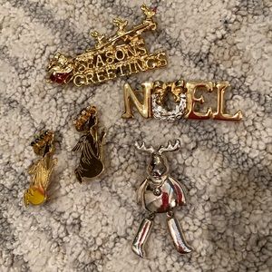 Christmas pins